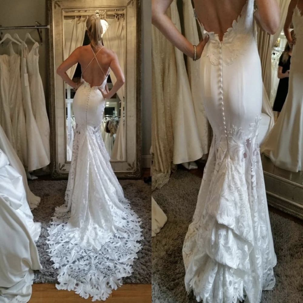 Modern Trousseau Muse by Callie Tein Wedding Gown, Size 4 (10 label)